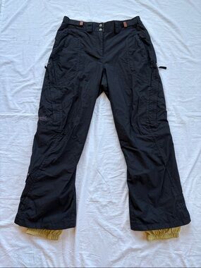 Columbia Convert Black Snow Ski Pants Waterproof Womens Large